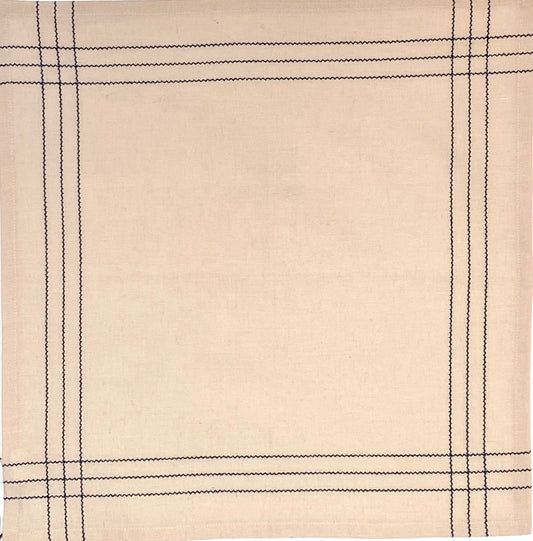 MAY Napkin Embroidered Cotton/Linen