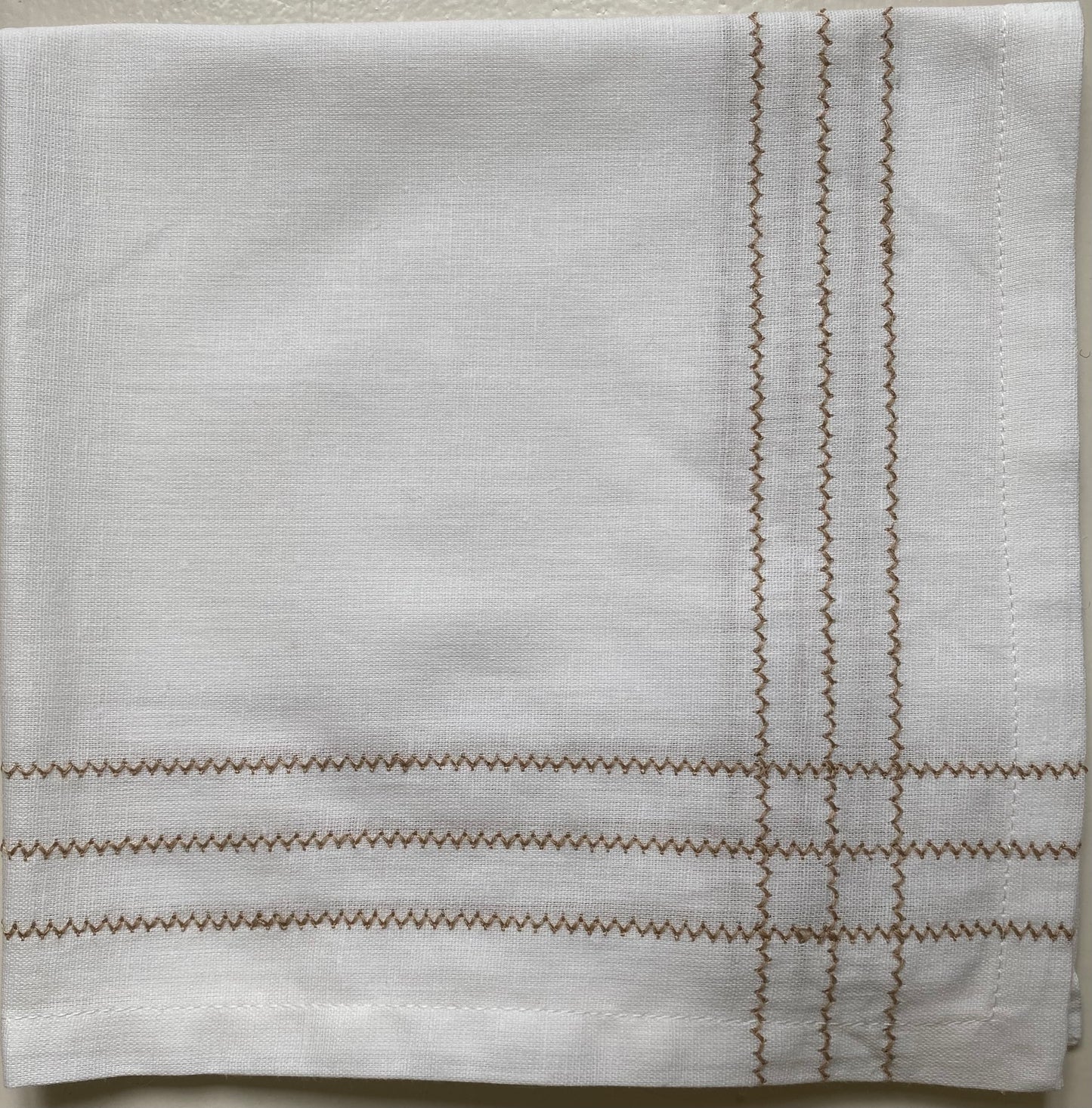 MAY Napkin Embroidered Cotton/Linen