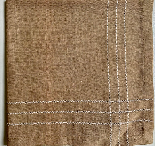 MAY Napkin Embroidered Cotton/Linen